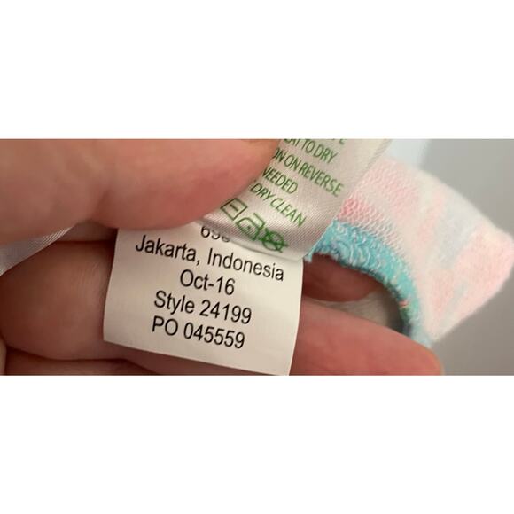 Lilly Pulitzer EUC Vibrant Colors Dee Dee Swing Jacket- Palm Beach Coral Size S - Picture 7 of 7